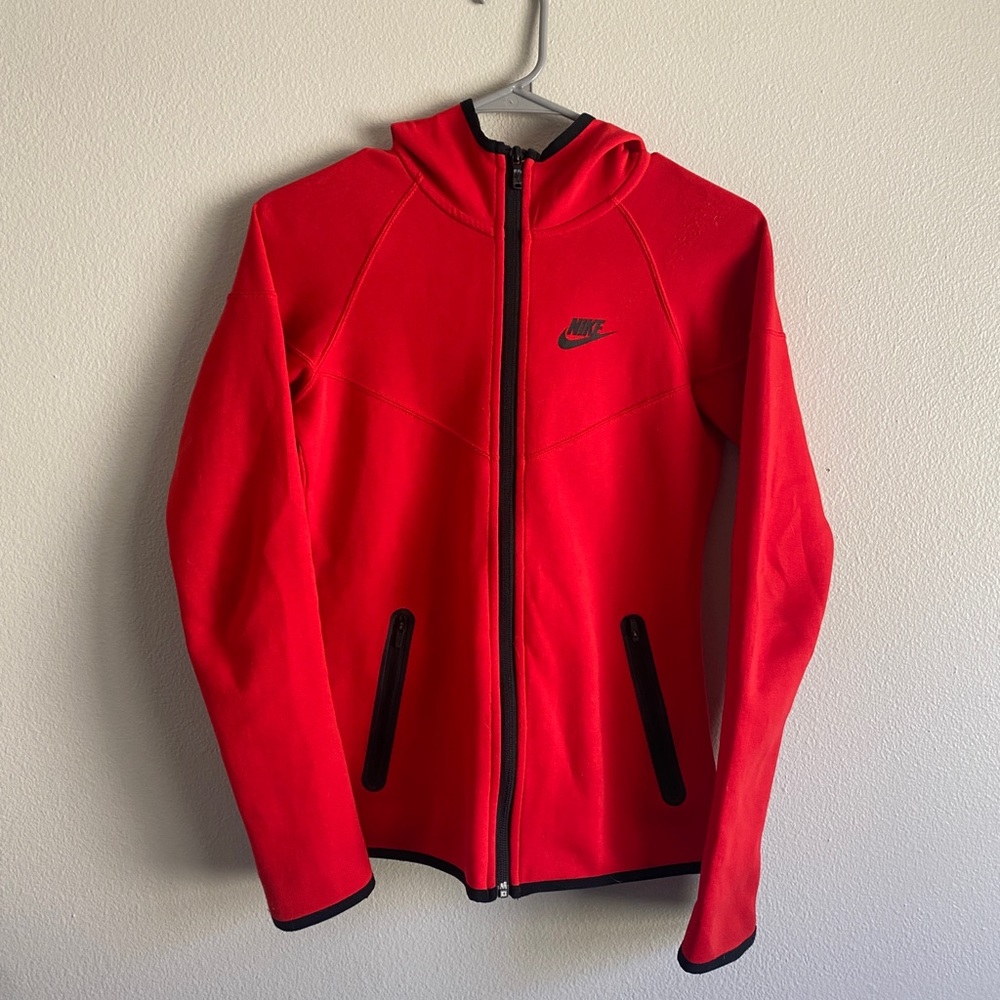 Nike Red Tech Fleece Jacket